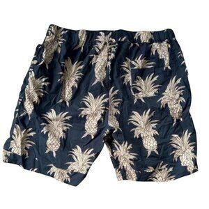 OSMOND & DEMPSEY Men’s Pineapple Print Shorts Size XL